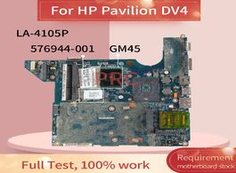 Foto van Computer jal50 la 4105p for hp pavilion dv4 gm45 laptop motherboard 576944 001 501 ddr3 notebook mai