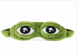 Foto van Huishoudelijke apparaten funny creative pepe the frog sad 3d eye mask cover sleeping rest cartoon pl