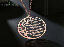 Foto van Sieraden nextvance customize name necklace family lover tree pendant personalized stainless steel na