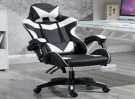 Foto van Meubels wcg gaming chair with footrest lift up game high quality ergonomic computer home furniture d