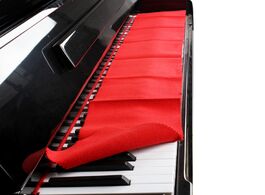 Foto van Sport en spel 2020 new hot red soft nylon cotton piano keyboard dust cover for any 88 key or