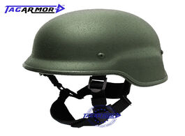 Foto van Beveiliging en bescherming tagarmor nij iiia pasgt style steel ballistic protection helmet military 