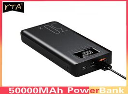 Foto van Telefoon accessoires 50000mah power bank portable charging poverbank mobile phone external battery c