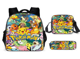 Foto van Speelgoed takara tomy new pokemon schoolbag pikachu backpack polyester comfortable children s boys a