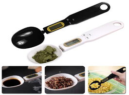 Foto van Huis inrichting 500g 0.1g precise digital measuring spoons kitchen spoon gram electronic with lcd di