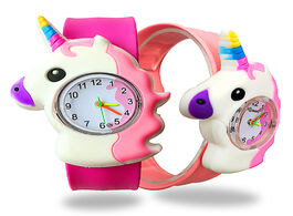 Foto van Horloge 2020 hot pony watch children birthday gifts unicorn girl boy child clock students sports qua