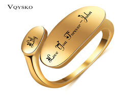 Foto van Sieraden 2020 new personalized irregular gold finger rings for lovers stainless steel plain geometri