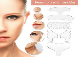Foto van Schoonheid gezondheid 11pcs reusable silicone wrinkle removal sticker face forehead neck eye pad ant