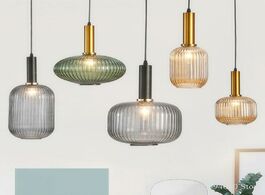 Foto van Lampen verlichting modern restaurant colored glass chandelier bar bedroom creative kitchen hanging l