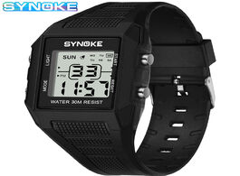 Foto van Horloge synoke children s watches sports small dial fashion waterproof led chronograph stop watch st