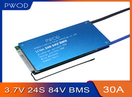 Foto van Elektronica 24s bms 84v 3.7v lithium battery protection board temperature equalization overcurrent p
