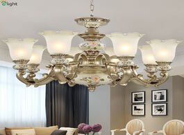 Foto van Lampen verlichting modern led pendant chandeliers lighting alloy lights for living room deco dining 
