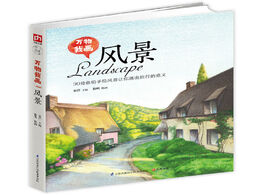 Foto van Kantoor school benodigdheden 208 page chinese colored pencil landscape painting art book color lead 