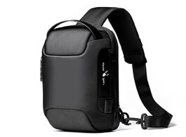 Foto van Tassen 2020 brand multifunction crossbody bag for men chest anti theft messenger shoulder bags male 