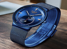 Foto van Horloge 2020lige new women watches top brand luxury ladies mesh belt ultra thin watch stainless stee