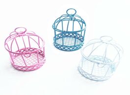 Foto van Speelgoed european iron romantic bird cage box decorative wedding ornament gift home accessories gif