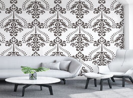 Foto van Woning en bouw 30 70 cm stencils damask large big furniture template for decor wall painting tile pa