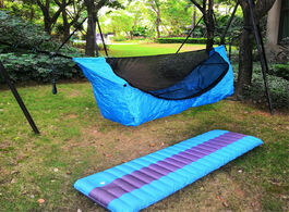 Foto van Meubels single sun protection hammock inflatable mattress mosquito net hammocks sets home courtyard 