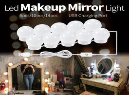 Foto van Lampen verlichting led makeup mirror light bulbs usb hollywood make up lamp vanity lights bathroom d