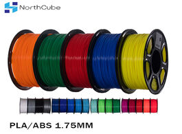 Foto van Computer pla abs petg 3d printer filament 1.75mm 343m 10m 10color 2.2lbs printing material plastic f