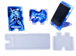 Foto van Huis inrichting mobile phone support silicone molds for resin casting diy epoxy holder cellphone mou