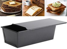 Foto van Huis inrichting 250 1000g rectangle non stick bread loaf meatloaf pan with lid iron toast cake mold 