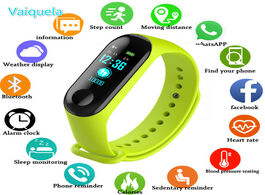 Foto van Horloge fitness wristwatch m3 color screen smart sport bracelet activity running tracker heart rate 