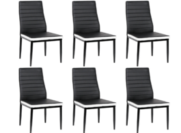 Foto van Meubels 2 4 6pcs dining chairs living cafe room home bar nordic style modern leather durable high qu