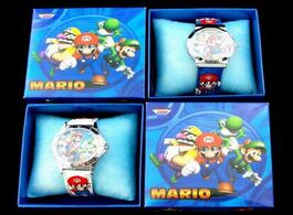 Foto van Horloge super mario anime cartoon creative boxed children s watches wholesale men