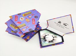 Foto van Schoonheid gezondheid new diamond eyelashes packaging box make your own brand custom lash with logo 