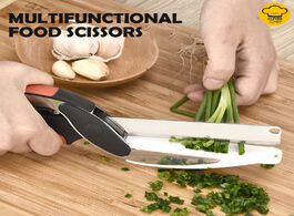 Foto van Huis inrichting stainless steel detachable knife kitchen scissors multi function tool clever cooking