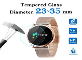 Foto van Horloge full size round watches tempered glass screen protector film diameter 23 24 25 26 27 28 29 3