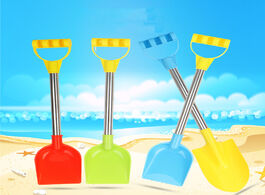 Foto van Speelgoed 4pcs lot stainless steel shovel summer sand beach toys children seaside water play tools h