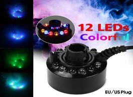 Foto van Lampen verlichting mist maker smoke fog machine color changing party prop with 12led home decoration