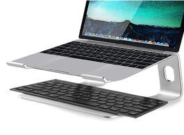 Foto van Computer portable metal laptop stand bracket support notebook pc riser cooling desktop holder for of