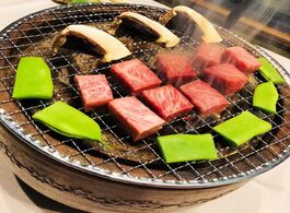 Foto van Huis inrichting disposable bbq grill rack korean barbecue for outdoor grate round korea kamado tampe