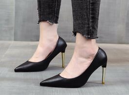Foto van Schoenen rimocy super high heels women pumps stiletto heel 11cm classic black white pointed toe wedd