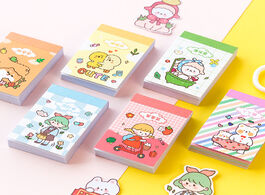 Foto van Kantoor school benodigdheden journamm 50pcs cute kawaii japanese sticky pads korea stationery suppli