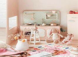 Foto van Speelgoed 1 6 mini iron kitchen set simulation play house toy ob11 bjd furniture lol dolls accessori
