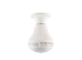 Foto van Beveiliging en bescherming aouertk led light 960p wifi cctv fisheye bulb lamp ip camera 360 degree w