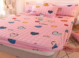 Foto van Huis inrichting justchic polyester fiber cartoon print bed sheet pillowcase bedding fitted bedspread