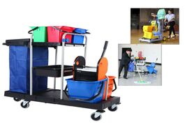 Foto van Meubels yonntech cleaning trolleys service hygienictrolley vehicle tool for car hotel