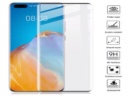 Foto van Telefoon accessoires full cover protective tempered glass on the for huawei mate 20 30 p30 p40 pro p