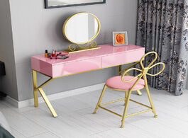 Foto van Meubels dressing table multifunctional dressers bedroom white girls nail room wrought creative solid