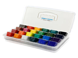 Foto van Huis inrichting 24 color gouache paint jelly set children beginner elementary school painting materi