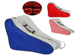 Foto van Sport en spel handle universal adjustable roller skating bag easy clean durable shoulder strap trian