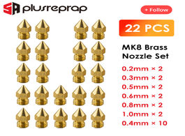 Foto van Computer 22pcs mk8 nozzle head printer extruder for1.75mm a8 makerbot creality cr 10 ender 3 optiona