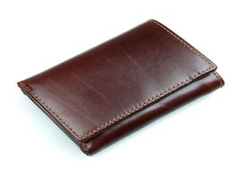 Foto van Tassen luufan rfid trifold wallet credit card holder with secure id window mens leather genuine