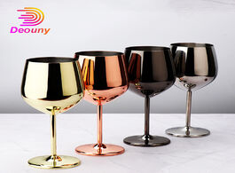 Foto van Huis inrichting deouny 500ml wedding glasses for drinking goblet stainless steel wine glass champagn