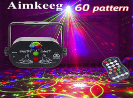 Foto van Lampen verlichting 60 patterns mini usb charge dj disco light strobe party stage lighting effect voi
